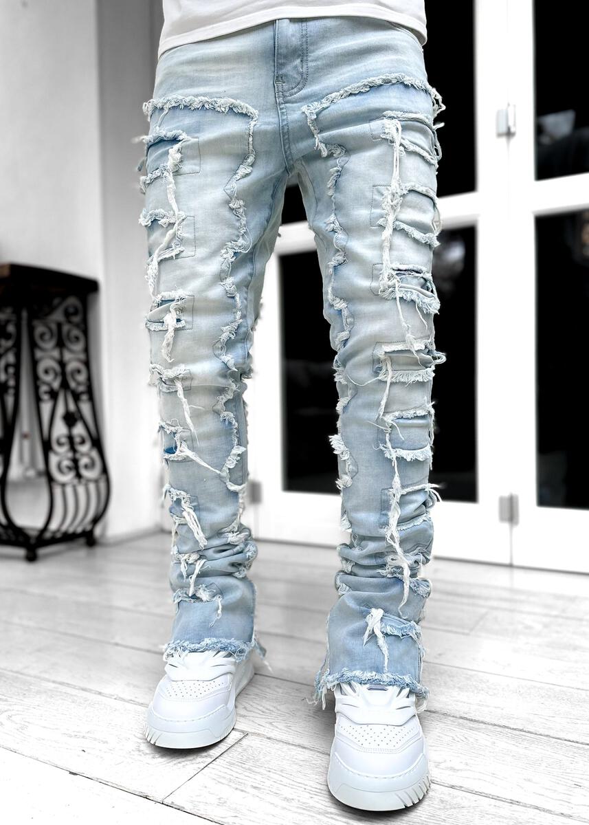 Guapi Jeans - Stacked Denim - Steel Blue - GUAP11 – Vengeance78