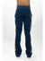 Rebel Minds Sweatpants - Fleece Side Stripe Stacked - Navy Blue - 132-441