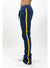 Rebel Minds Sweatpants - Fleece Side Stripe Stacked - Navy Blue - 132-441