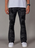 Politics Jeans - Jet Black Waxed denim - Stacked Fit - SPR-20