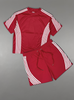 Cirkl Denim Short Set - Nylon T Strip - Red - CF2650R