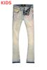 Jordan Craig Jeans - Kids Stacked Forbidden Fruit - Iced Lager - JTF2293K