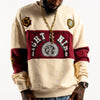 8&9 - Varsity Cream Crew Neck Sweatshirt