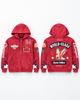 Copper Rivet Hoodie - Champion Full Zip - Red - 631011