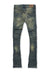 Jordan Craig Jeans - KIDS Stacked Ripple Effect - Canyon Blue - JTF1157K