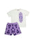 Rebel Minds Short Set - Peace Of Mind - Purple - 151-142