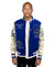 George V Jacket - You Only Live Once Varsity - Blue And White - GV5003