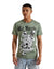 Ed Hardy T-Shirt - Death Or Glory Skull - Olive Green - EHMD1100-124