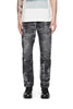 Purple-Brand Jeans - Jacquard Slim Straight - P005-JJBL423- Black