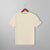 G West T-Shirt - Logo Wear Life Style - Cloud Cream - GWLFT6003