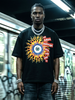 Makobi The World Is Watching Oversized T-Shirt in Black - M360
