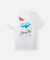 Paper Plane T-Shirt - American Plane Pop  - White - 200182