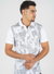 Platini T-Shirt - Floral Polo - White - JPS8329