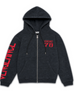 Vengeance78 Hoodie Zip Up - King - Black W/ Red - KING270
