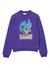 Lacoste Sweater - Unisex Loose Fit Raglan Sleeve - Purple - SH1536