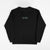 Outrank Sweater - Outrank All Haters Embroidered Crewneck Fleece - Black