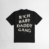 Outrank T-Shirt - Rich Baby Daddy Gang Premium Oversized - Black