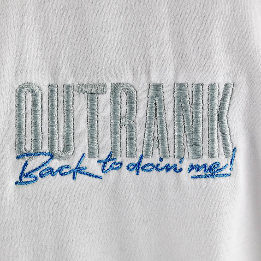 Back To Doin' Me Embroidered T-Shirt - Outrank – Vengeance78