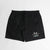 Outrank Shorts - They Study My Moves Embroidered Mesh - Black