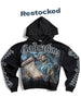 NME Hoodie - Axen Zip - Washed Black - 273