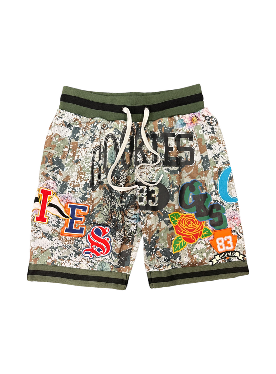 Cookies Shorts - Basketball Mesh - Camo - CM233BKS07 – Vengeance78