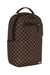 Sprayground Backpack - Core Embossed Check DLXSV - Brown - B6805