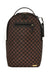 Sprayground Backpack - Core Embossed Check DLXSV - Brown - B6805