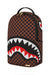 Sprayground Backpack - Knit Sharks In Paris DLXSV - Brown - B6778