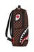 Sprayground Backpack - Knit Sharks In Paris DLXSV - Brown - B6778