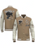 George V Jacket - Panther Varsity - Beige  - GV5002