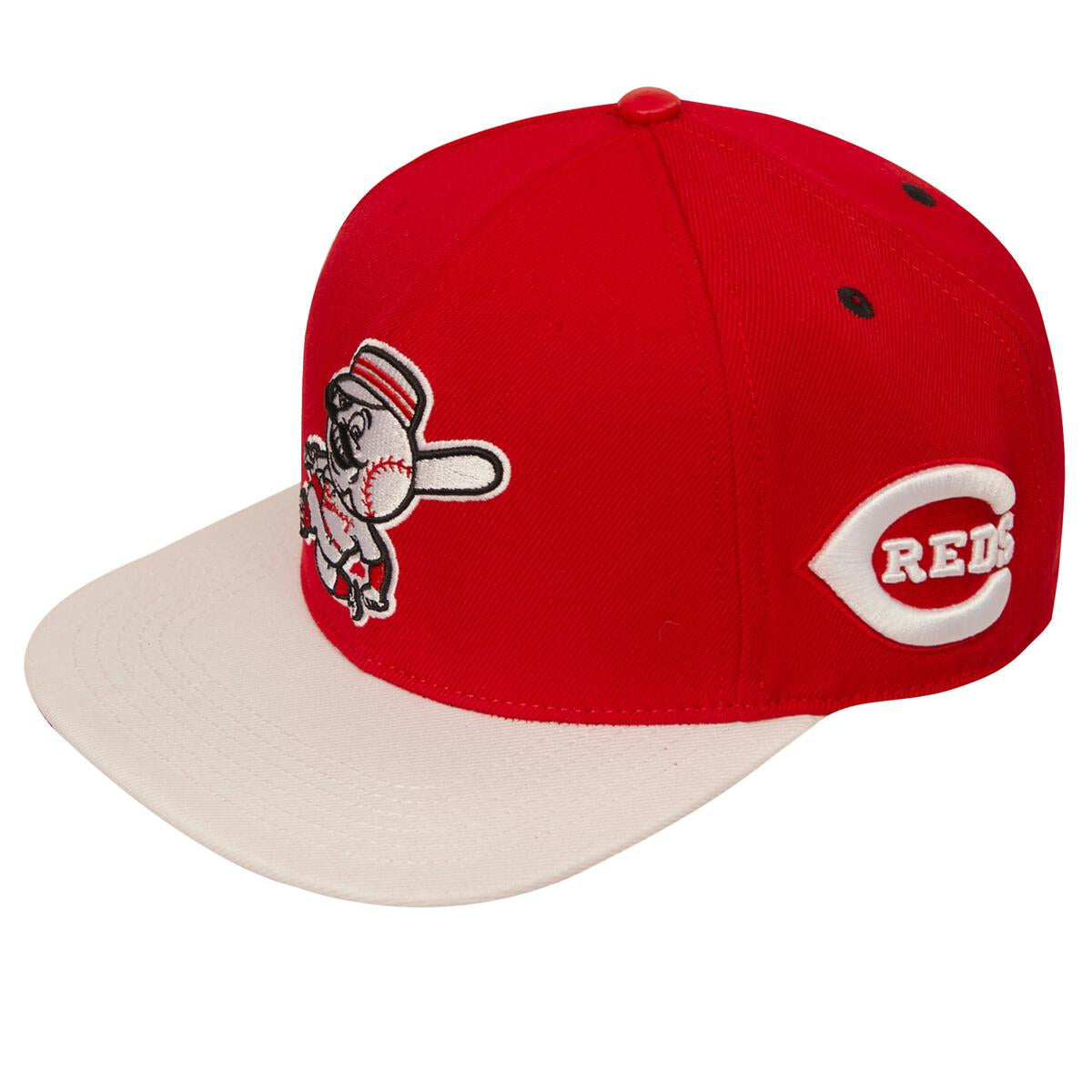 Pro Standard Hat - Cincinnati Reds Retro Logo Wool Snapback - Red - LC ...
