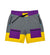 Motive Denim Shorts - Utility Cargo Color Block Nylon shorts - Grey - MT176