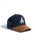 Reference Hat -  PARADISE LA CORDUROY - NAVY & BROWN - REF320