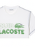 Lacoste T-Shirt - Vintage Print Organic Cotton - White-001 - TH5440