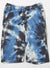 Black Pike Shorts - Tie Dye - Blue - BS0601 - Vengeance78