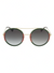 Gucci Sunglasses - Women's Round  - GG0061S-003