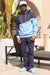 Makobi - M4332 Bianchi Jacquard Hoodie - Navy