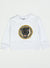 DNA Kids Sweater - Panther - White with Gold & Clear Stones