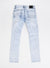 Ops Kids Jeans - Biker Knee Patch - Bleach and Grey - OPS2001GK
