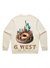 G West Crewneck - NYC Bagel & Donut - Cream - GWPLCRW5007