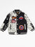 Elite Kids Jacket - Patch Varsity - Black And White - 4070-JR