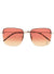 Saint Laurent Glasses - Square Frame - Pink Orange - DOXKE01120