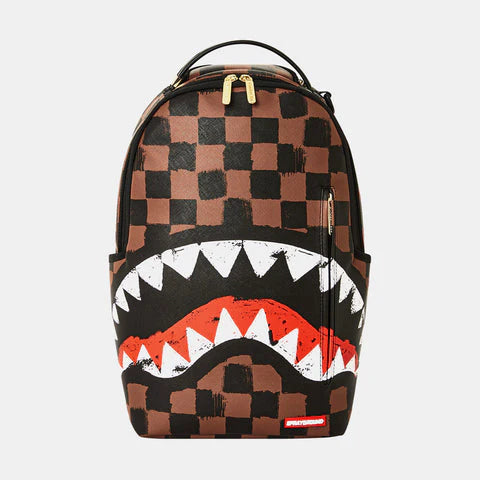 Sprayground Backpack - Sharks in Paris- Brown