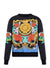 Versace Jeans Sweatshirt - Baroque Print - Black - 72GAI3RS