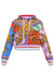 Versace Hoodie - Patterned Print - Multicolor - 72HAI3A4