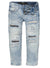 Jordan Craig Big Kids Jeans - Bayside Rip And Repair - Ice Blue - JS355RB