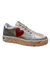 Love Moschino Women Shoes - Silver And Red Heart