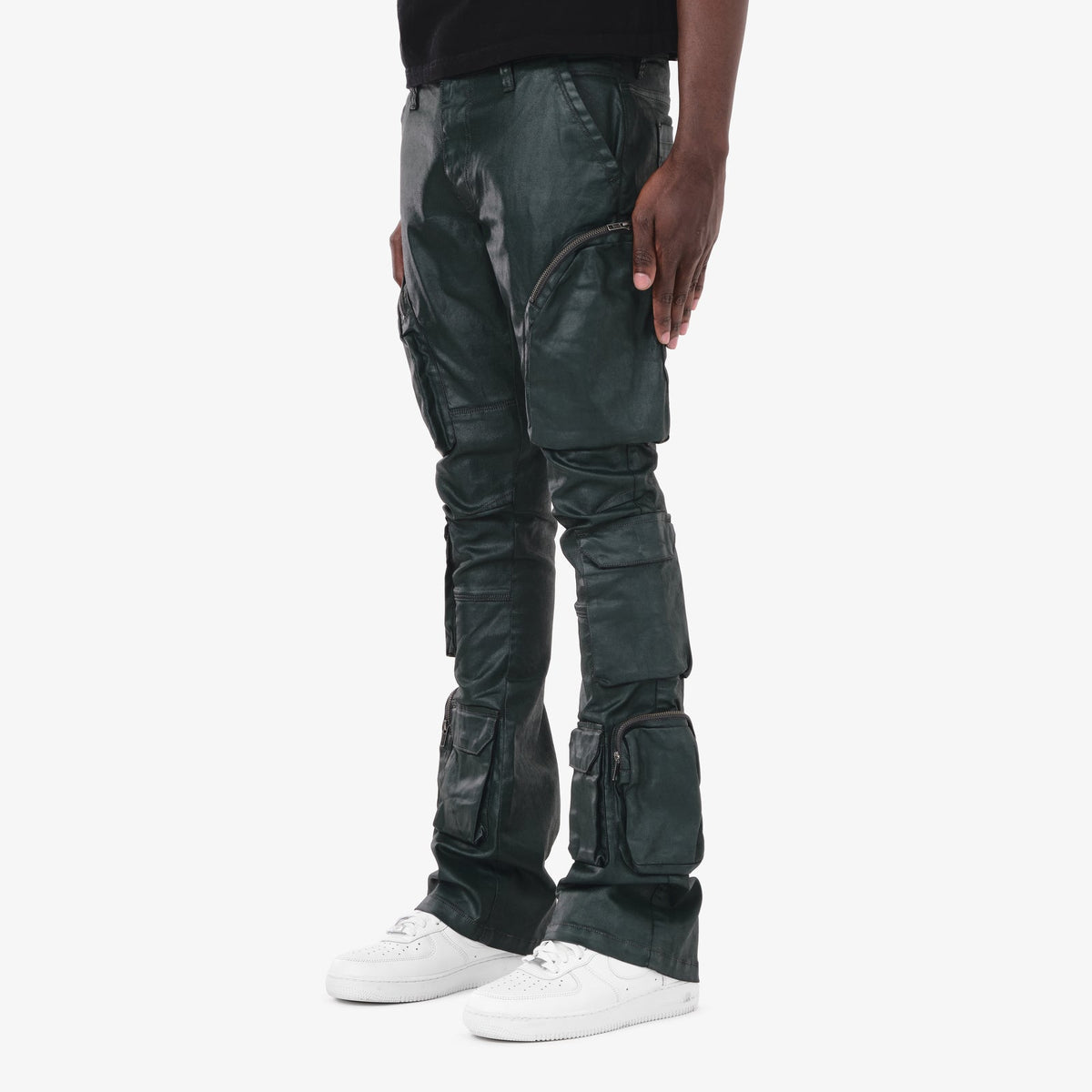 Copper Rivet Jeans - Waxed Stacked Cargo - Olive – Vengeance78