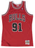 Mitchell & Ness Jersey - Chicago Bulls Road Dennis Rodman 91 - Red And Black - SMJYGS18154
