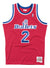 Mitchell & Ness Jersey - Washington Bullets Road Chris Webber 2 - Red And Royal - SMJYGS18220